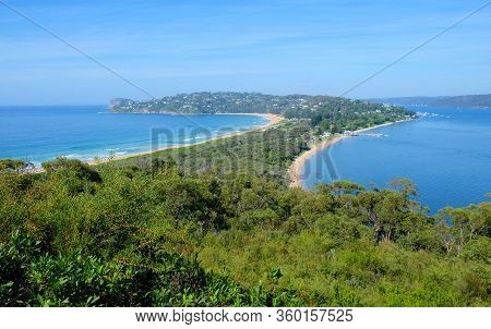 View Of The Scenic Landscape Of The Palm Beach In Sydney, Australia