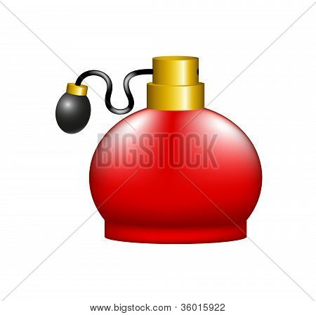 Perfume luxuoso design retrô