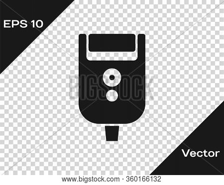Black Electric Razor Blade For Men Icon Isolated On Transparent Background. Electric Shaver. Vector 