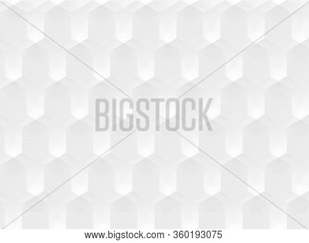 White Seamless Architectural Pattern. Vector Illustration. Clip Art.