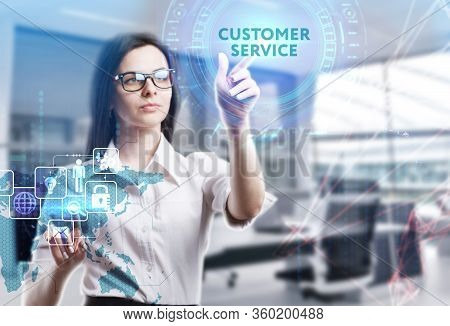 The Concept Of Business, Technology, The Internet And The Network. A Young Entrepreneur Working On A
