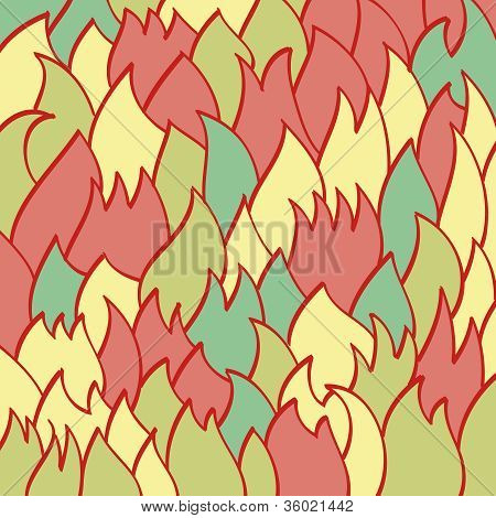 Tyylitelty tulipalo taustaa abstrakti liekit