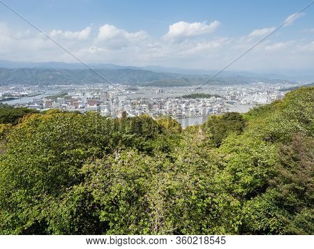 Panoramic View Of Kochi City From The Top Of Mount Godai - Kochi, Japan
