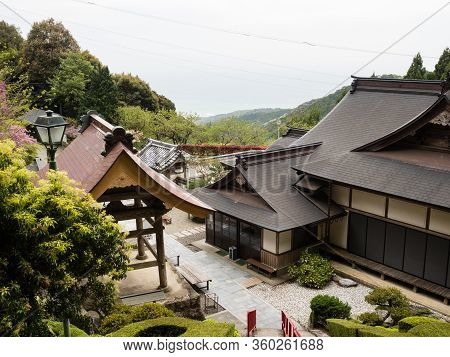 Kochi, Japan - April 6, 2018: On The Grounds Of Konomineji, Temple Number 27 Of Shikoku Pilgrimage
