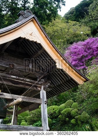 Kochi, Japan - April 6, 2018: Springtime On The Grounds Of Konomineji, Temple Number 27 Of Shikoku P
