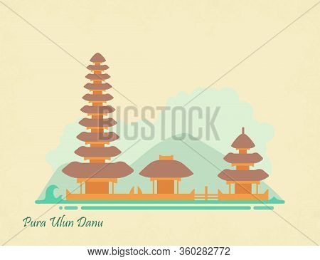Indonesia Landmark Ulun Danu Temple In Bali