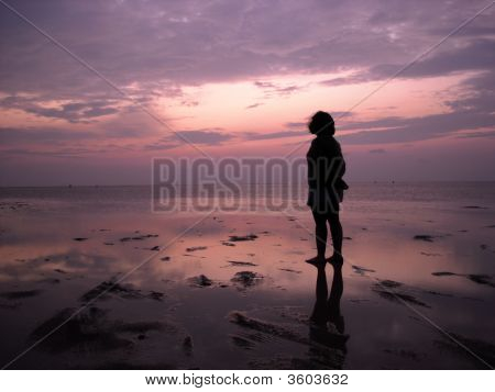 Soledad al atardecer