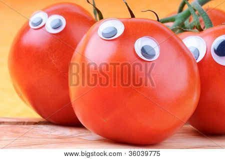 lustige Tomaten