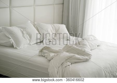 Rumpled Bed Hotel. Image & Photo (Free Trial) | Bigstock