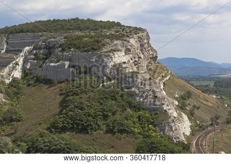 Landscape Of Zagaytansky Rock In The Vicinity Of Inkerman, Sevastopol, Crimea, Russia