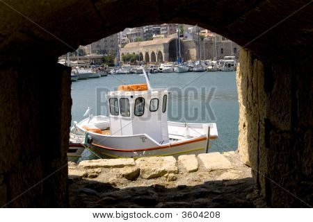 Città di Heraclion, Creta Grecia.