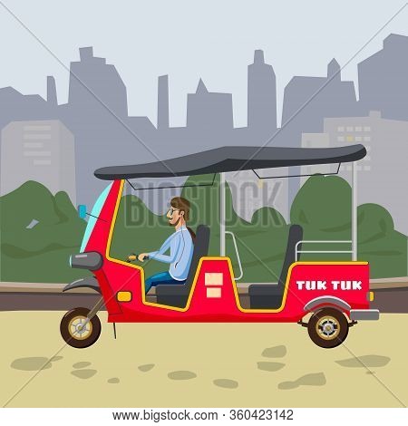 Tuk Tuk Asian Auto Vector Photo Free Trial Bigstock