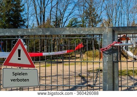 Symbolic Sign Playing Forbidden German 