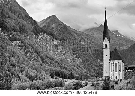 Summer landscape of Heiligenblut village in Austria, Europe