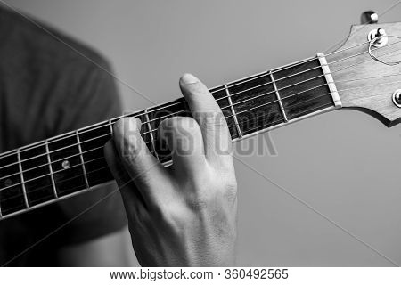 Musicians Are Catching Guitar Chords.
