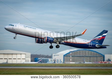 October 29, 2019, Moscow, Russia. Plane 
Airbus A330-300 Aeroflot - Russian Airlines At Sheremetyevo