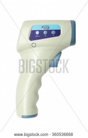Wireless Digital Thermometer Infrared Isolated On White