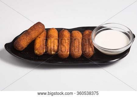 Latin-american Appetizers Called Tequenos