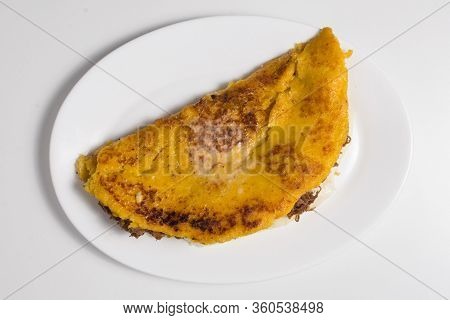 Cachapa With Cheese And Meat