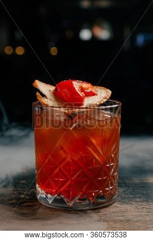 The Cocktail At The Bar Is Alcoholic, Nonalcoholic.