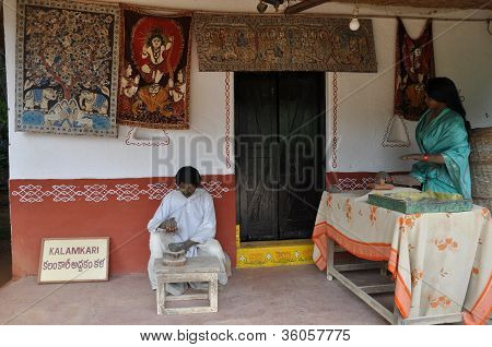 Shilparamam arts and crafts village in Hyderabad, India