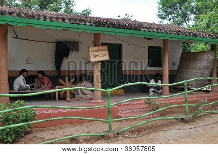 Shilparamam arts and crafts village in Hyderabad, India