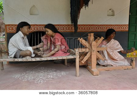 Shilparamam arts and crafts village in Hyderabad, India