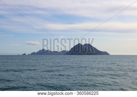 An Island Near Aialik Glacier On Aialik Bay In Kenai Fjords National Park In Sep. 2019 Near Seward, 