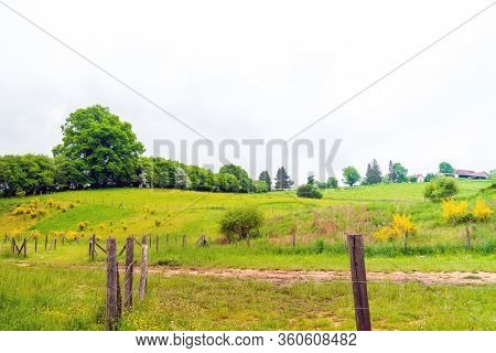 French landscape Haute Vienne Limousin,France