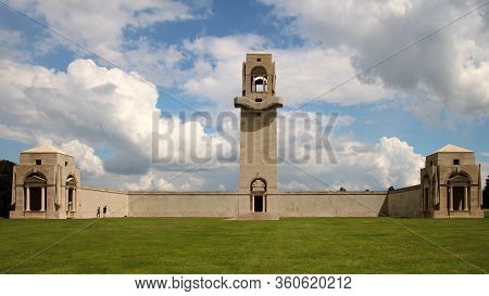 Australian National Memorial Near Villers-bretonneux, France. Memorial To Fallen Australian Soldiers