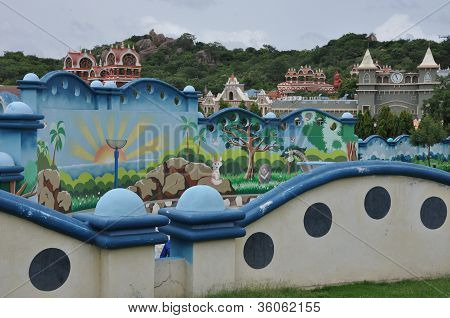 Kids and adults fun zone at Ramoji Film City in Hyderabad, India