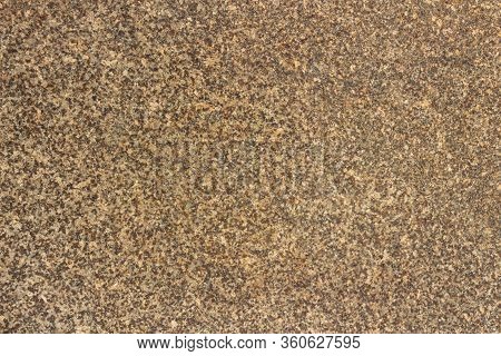 Texture Of Granite Brown Stone. Original Pattern
