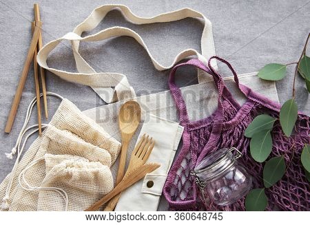 Mesh Bag, Cotton Bags And Glass Jars