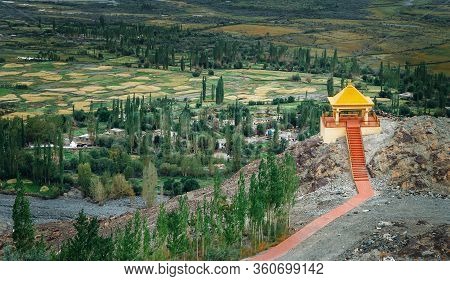 Nubra Valley In North India, Jammu And Kashmir Region, Diskit Nubra Tehsil, Ladakh Union Territory.