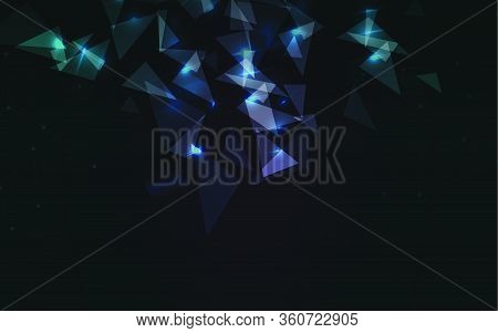 Abstract Background Sci Fi Futuristic Glow Virtual Technology , Screen Digital Wallpaper Black And S
