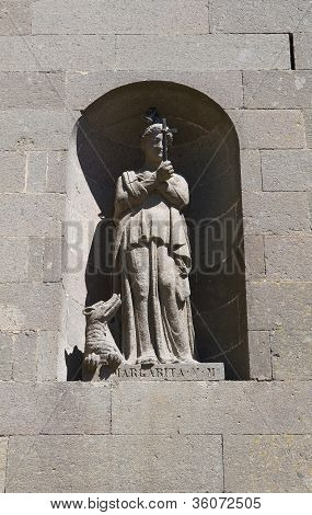 Katedralen i St. Margherita. Montefiascone. Lazio. Italien.