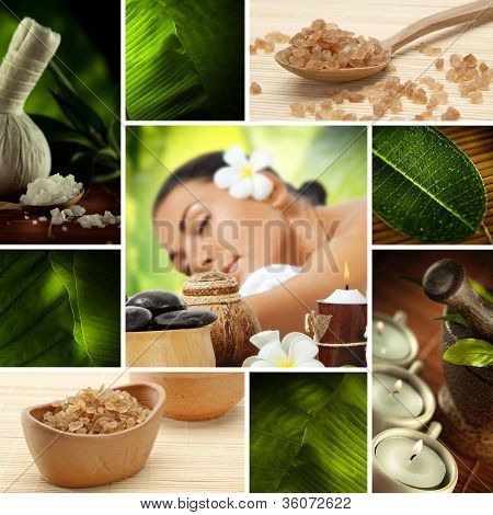 Spa collage