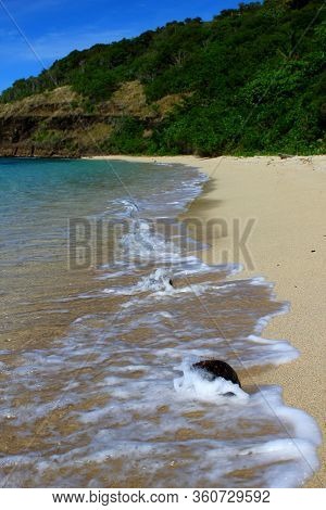 Beautiful Day At The Beach: Wonderful Beach Scenery On Fiji