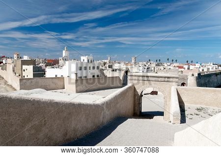 Architectural detail of Mazagan, El Jadida, Morocco - a Portuguese Fortified Port City registered as a UNESCO World Heritage Site
