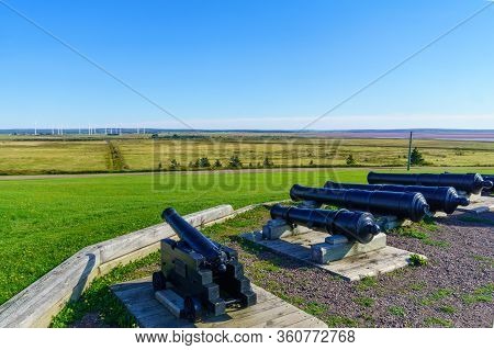 View Of The Historical Fortress Of Fort Beausejour, In New Brunswick, Canada