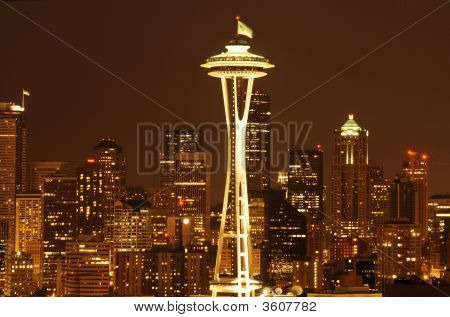 Seattle v noci