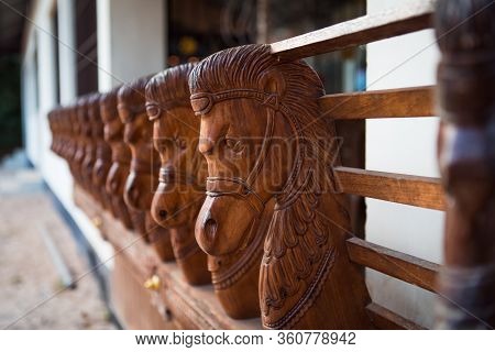 Traditional Hindu Temple Kidangamparambu Sree Bhuvaneswari In India In Allapuzha (allepi) Kerala. A 