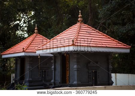 Traditional Hindu Temple Kidangamparambu Sree Bhuvaneswari In India In Allapuzha (allepi) Kerala. A 