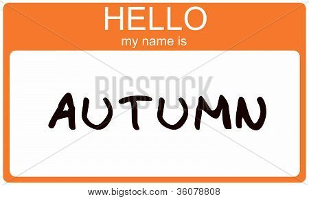 Syksyn nimi Tag