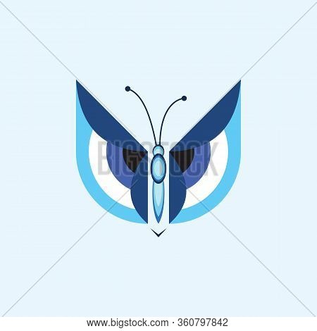 Butterfly Icon Logo Design. Vector Illustration. Butterfly Icon Logo.