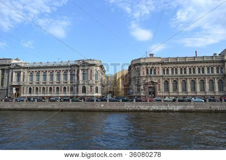 Nábřeží Fontanka. St.Petersburg