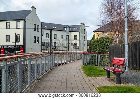 Ardara, County Donegal , Ireland - March 13 2020 : Ardara Town Is Still Busy During The Corona Outbr