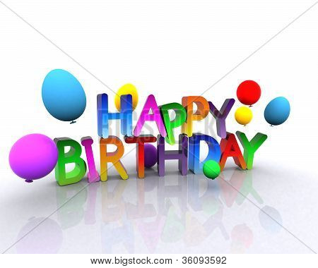 Buon compleanno - 3D