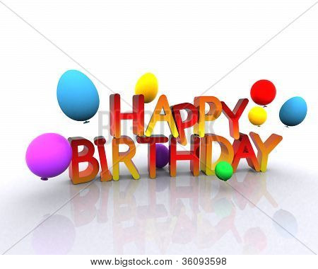 Buon compleanno - 3D