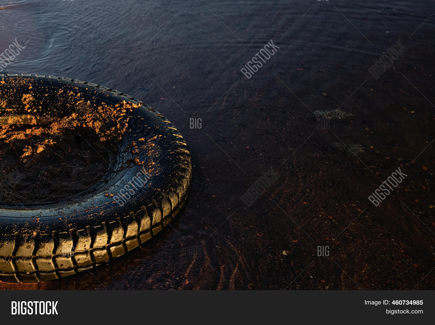 Car Tire Pollution On Image & Photo (Free Trial) Bigstock
